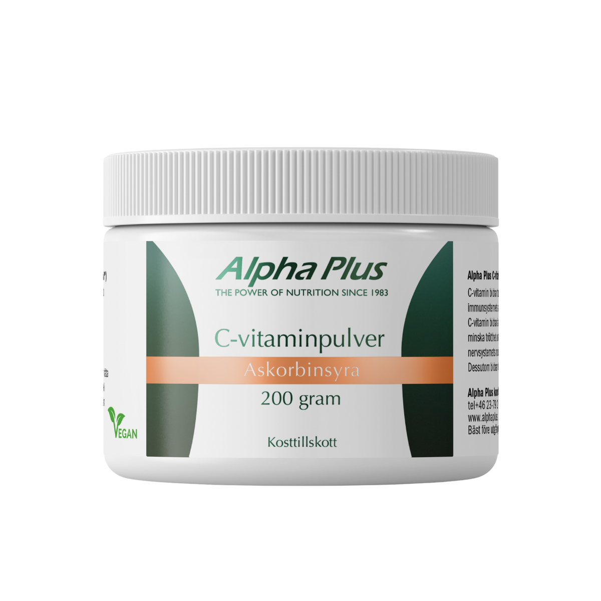 Vitamin C Powder Ascorbic Acid 200 g - Alpha Plus