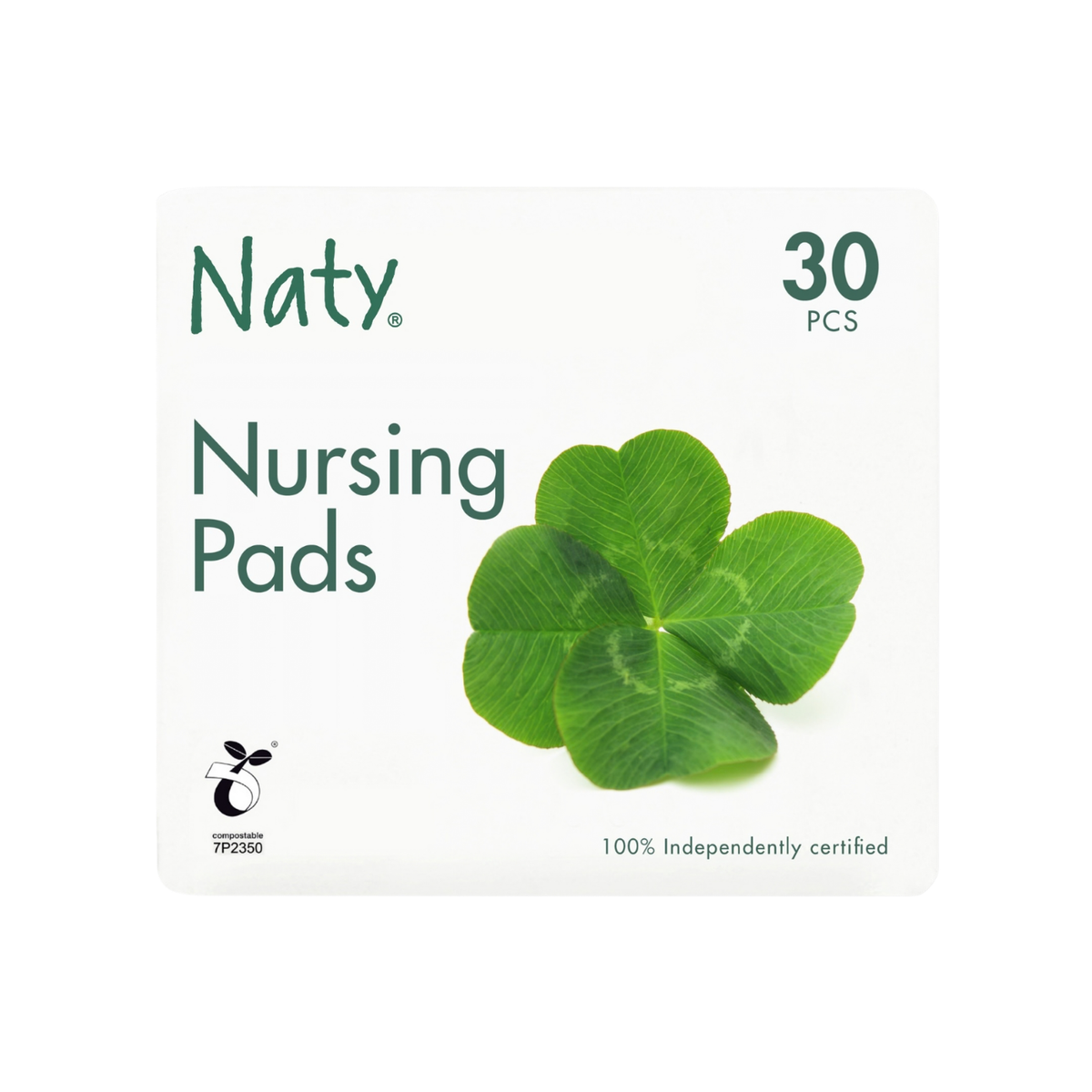 Natural Nursing Pads 30 pcs - Naty