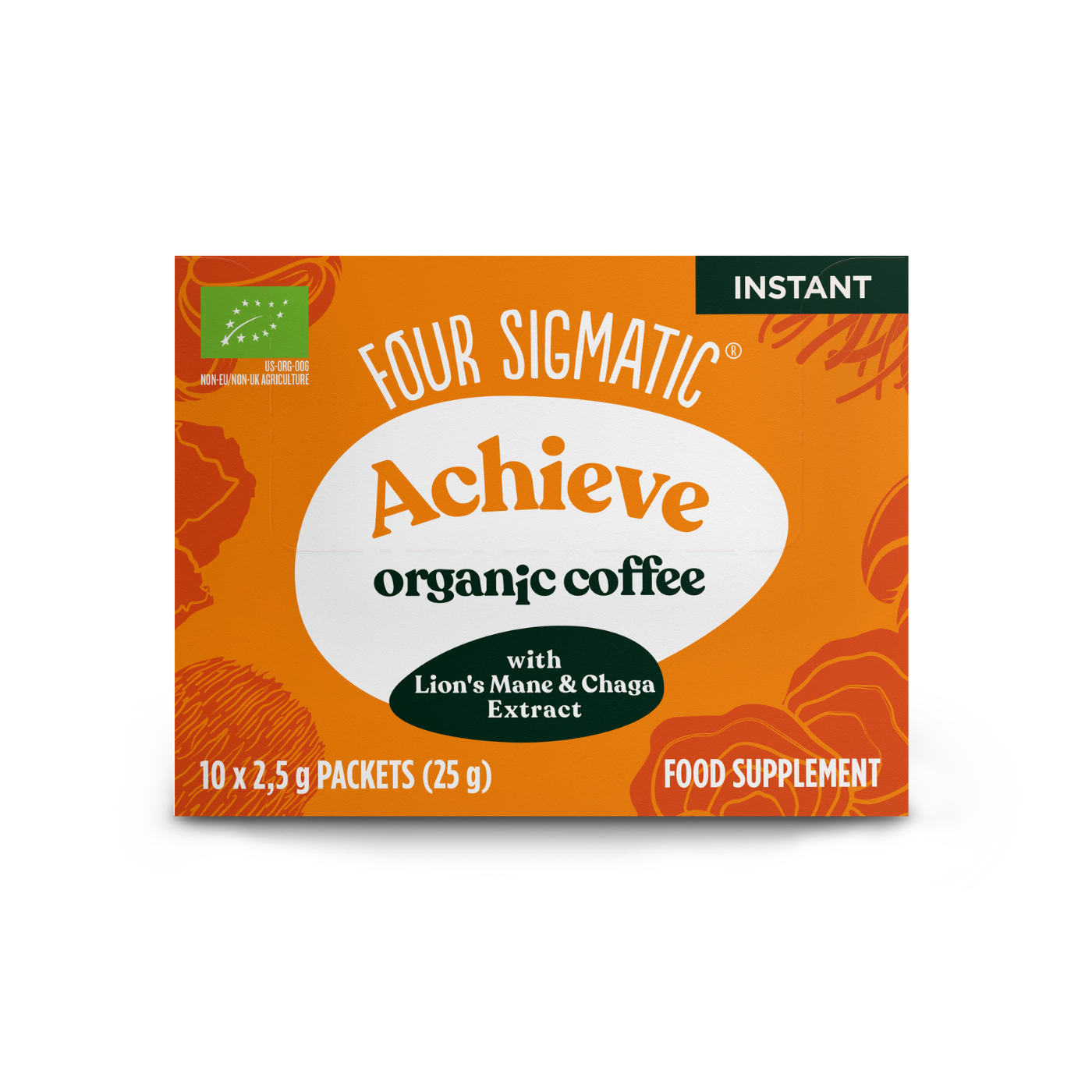 Instant Coffee Mix Chaga / Lions Mane, 10x2,5g