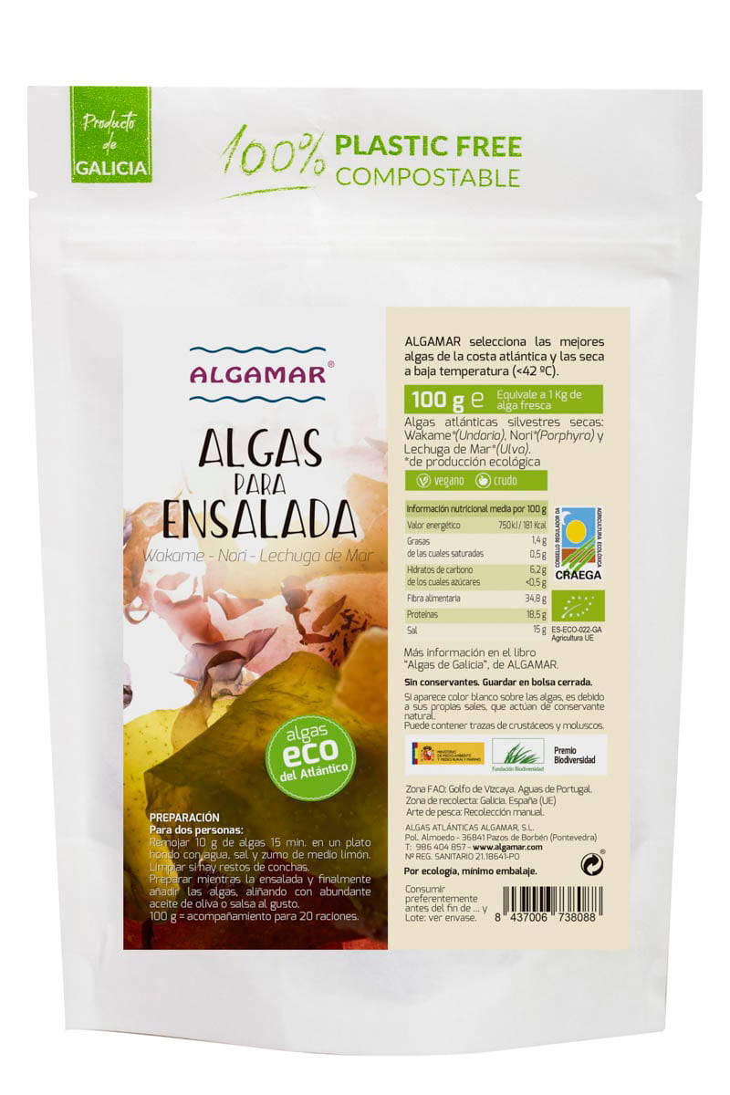 Algamar Raw Organic Sea Vegetables 100 g