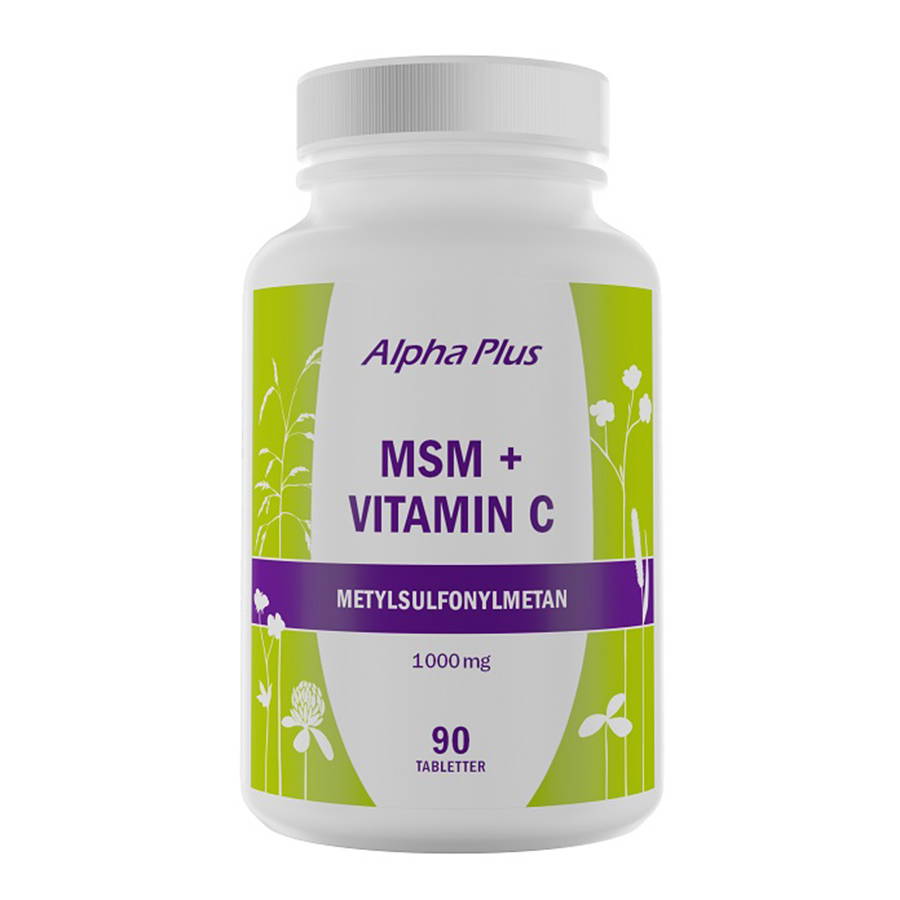 Alpha Plus MSM + Vitamin C, 90 tablets