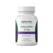 Astaxantin 4 mg 60 kapsler - Alpha Plus