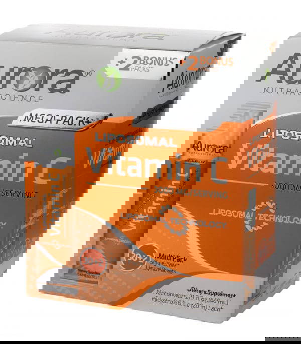 Aurora Mega-Liposomal Vitamin C in dosing sachets