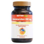 Better You - Beta-Carotene 100mg, 50 capsules