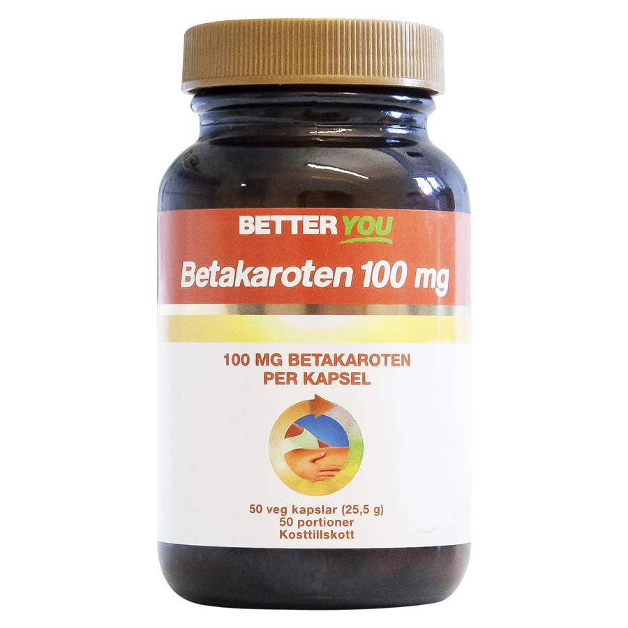 Better You - Beta-Carotene 100mg, 50 capsules