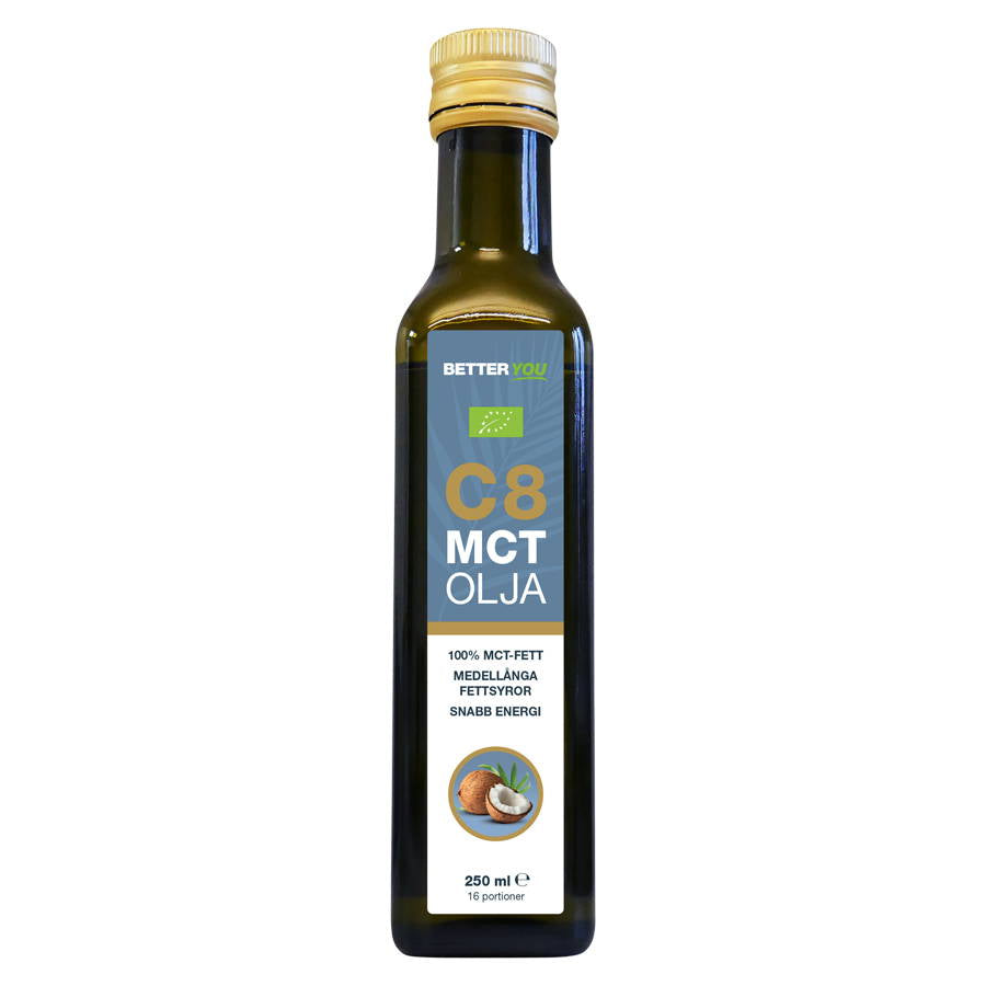 Better You C8 MCT Oil, 250ml organic