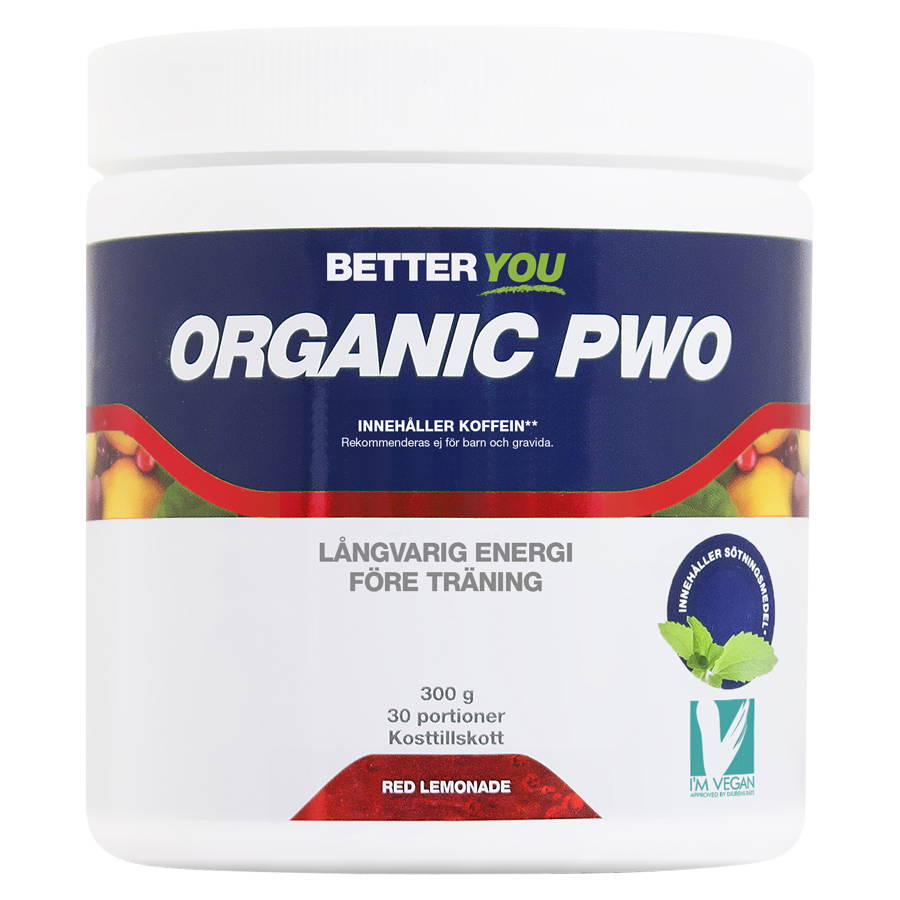 Better You PWO Red Lemonade, 300g organic