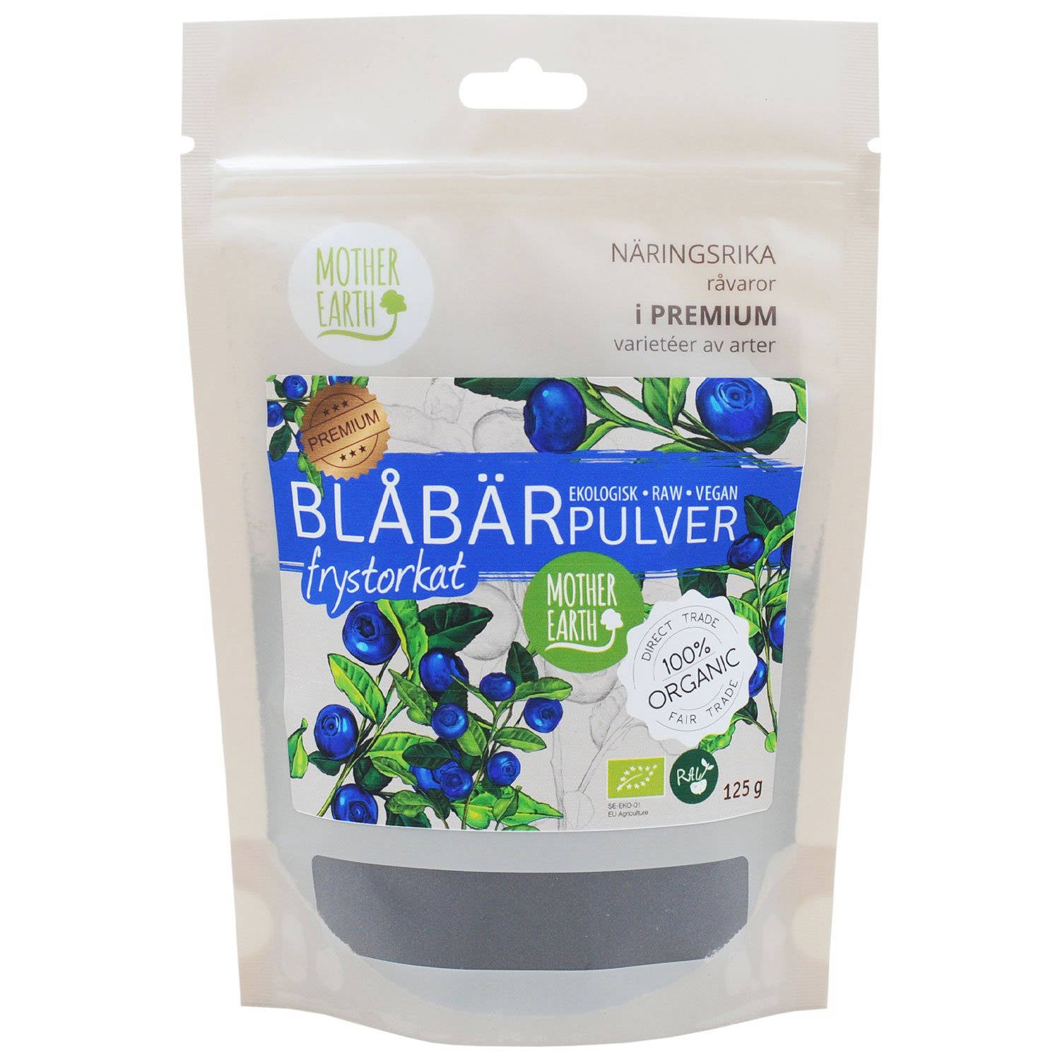 Organic Blueberry Powder 125 grams