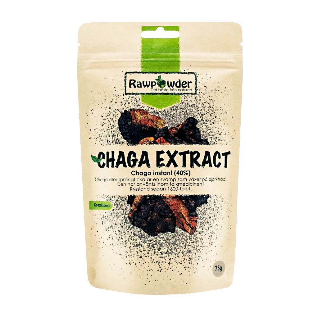 Chaga instant 40% extract, 75g