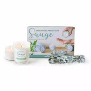 Box med Vit Salvia, Savia Ljus & Massageljus