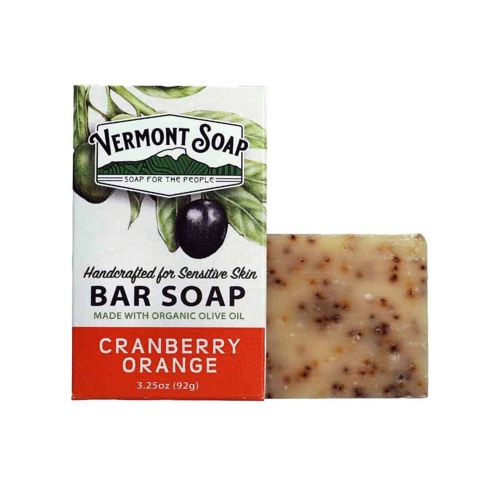 Organic Handmade Soap - Cranberry & Orange