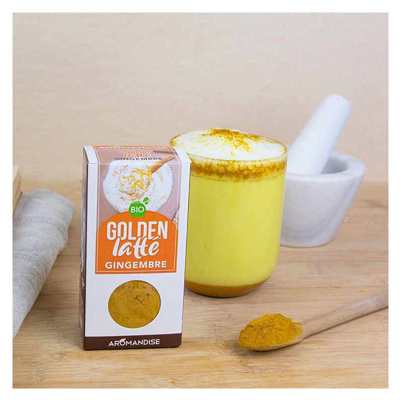 Turmeric Latte with Ginger/Saffron