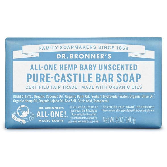 Dr. Bronner's - Bar Soap Baby Mild, 140 g