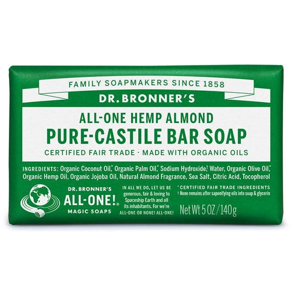 Dr. Bronner's - Bar Soap Almond, 140 g
