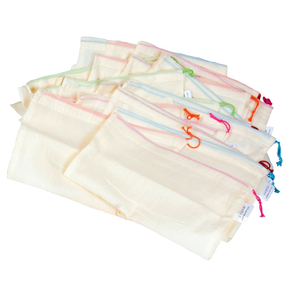 Ah! Table! - Organic Drawstring Fabric Bag Extra Small
