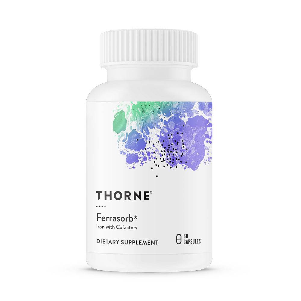 Thorne Ferrasorb / Iron, 60 capsules