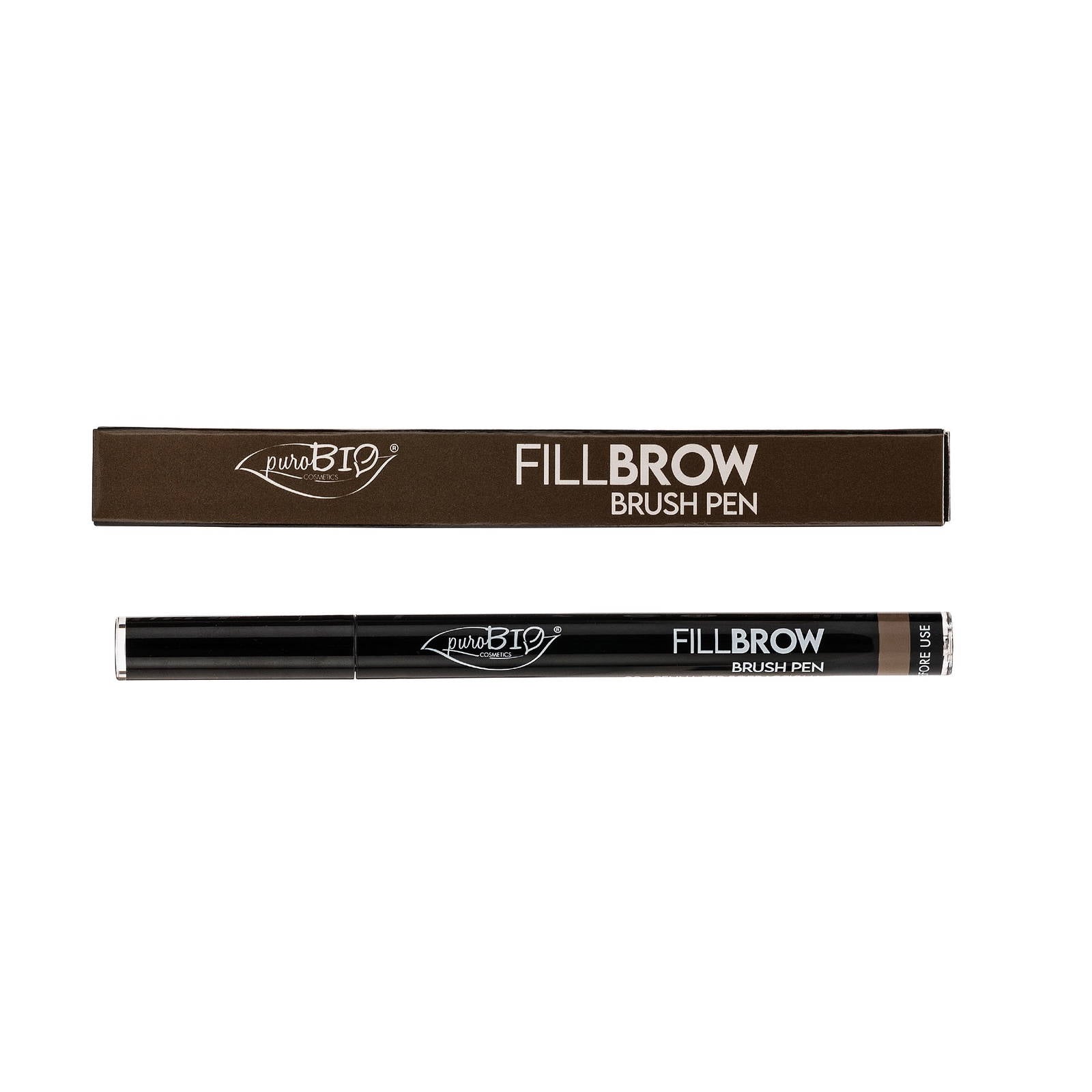 PuroBIO Cosmetics - Fillbrow Brush Pen Eyebrow Pencil 04 Soft Black