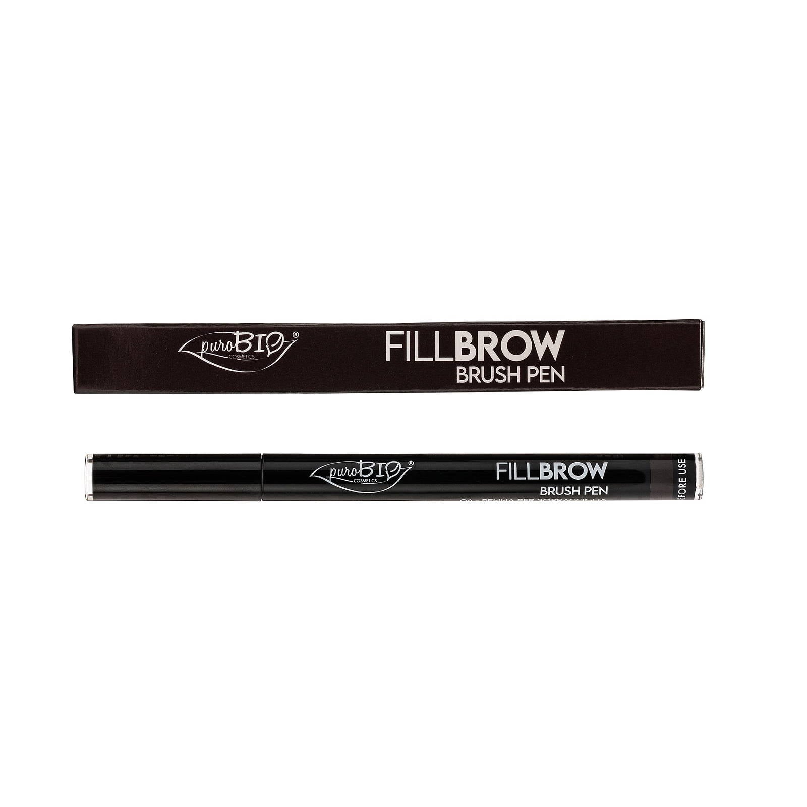 PuroBIO Cosmetics - Fillbrow Brush Pen Eyebrow Pencil 02 Soft Brown