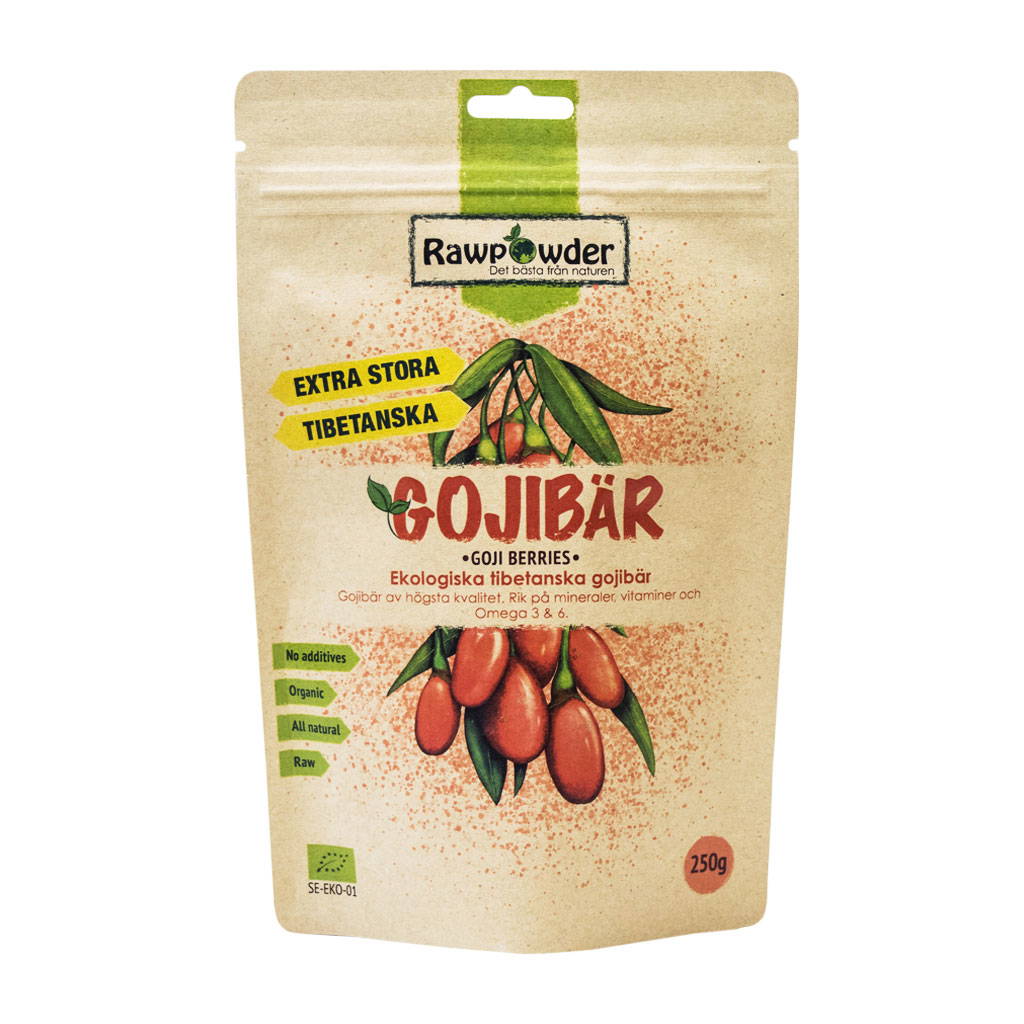 Goji Berries Gold Large Tibetan, 250g organic