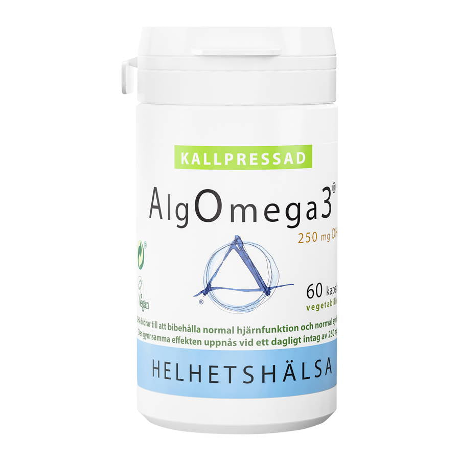 Helhetshälsa AlgOmega3 Cold-Pressed, 60 capsules