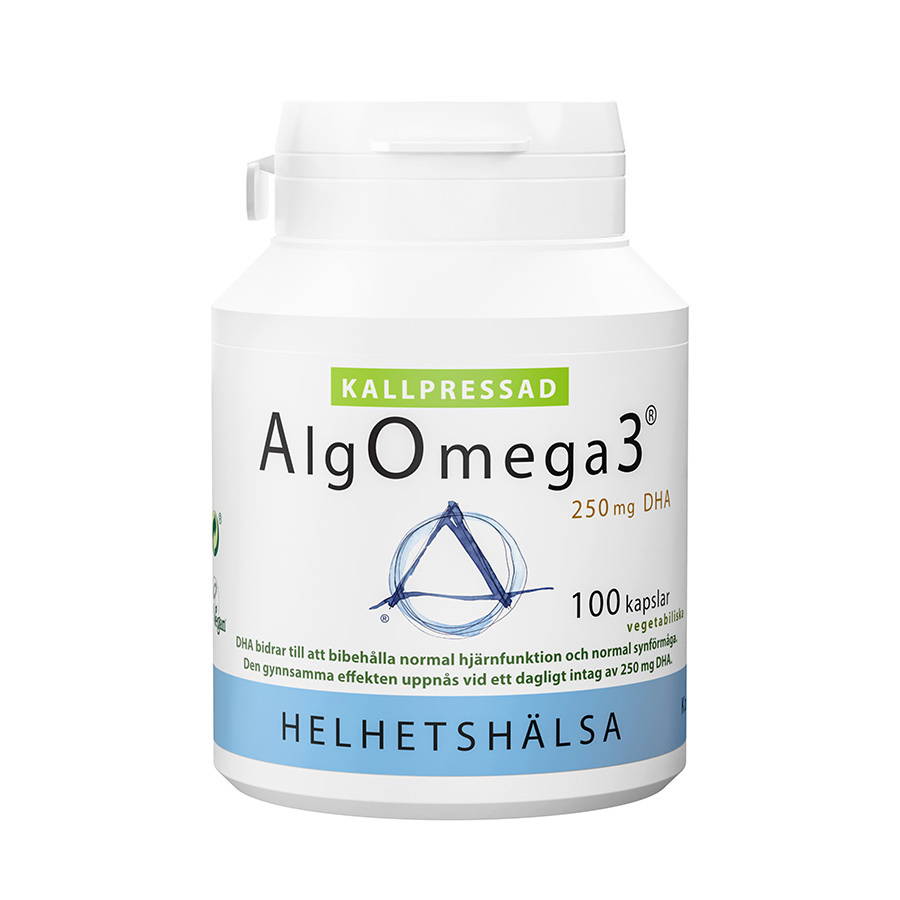 AlgOmega3 Cold-Pressed 500 mg, 100 capsules