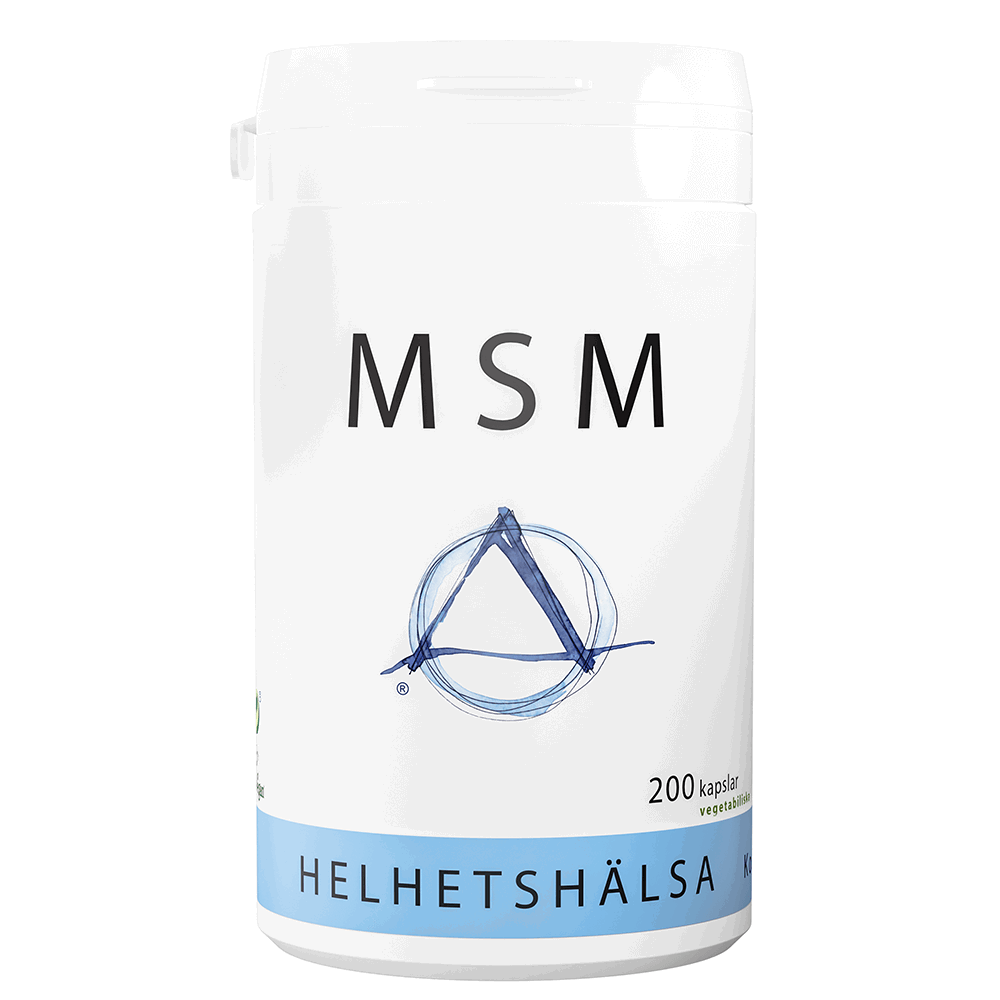 Helhetshälsa Destillerad OptiMSM, 200 kapslar