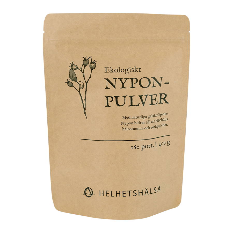 Rosehip powder 160 servings, 400g organic