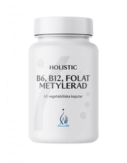 Holistic B6, B12, Folat Metylerad, 60 kapslar