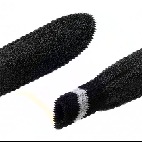 Hydréa London Exfoliating Spa Mitt Black / Scrubbing Glove Hardness 4