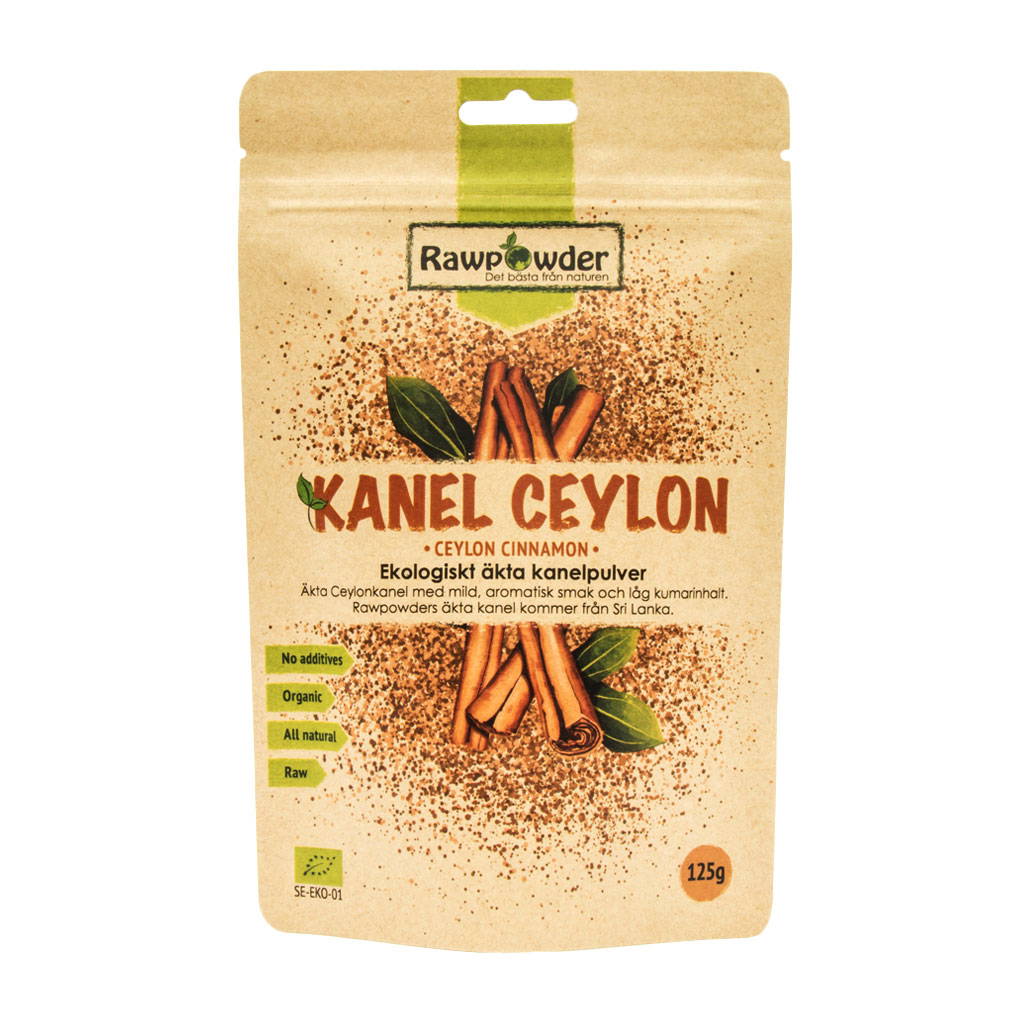 Ceylon Cinnamon, 125g powder organic