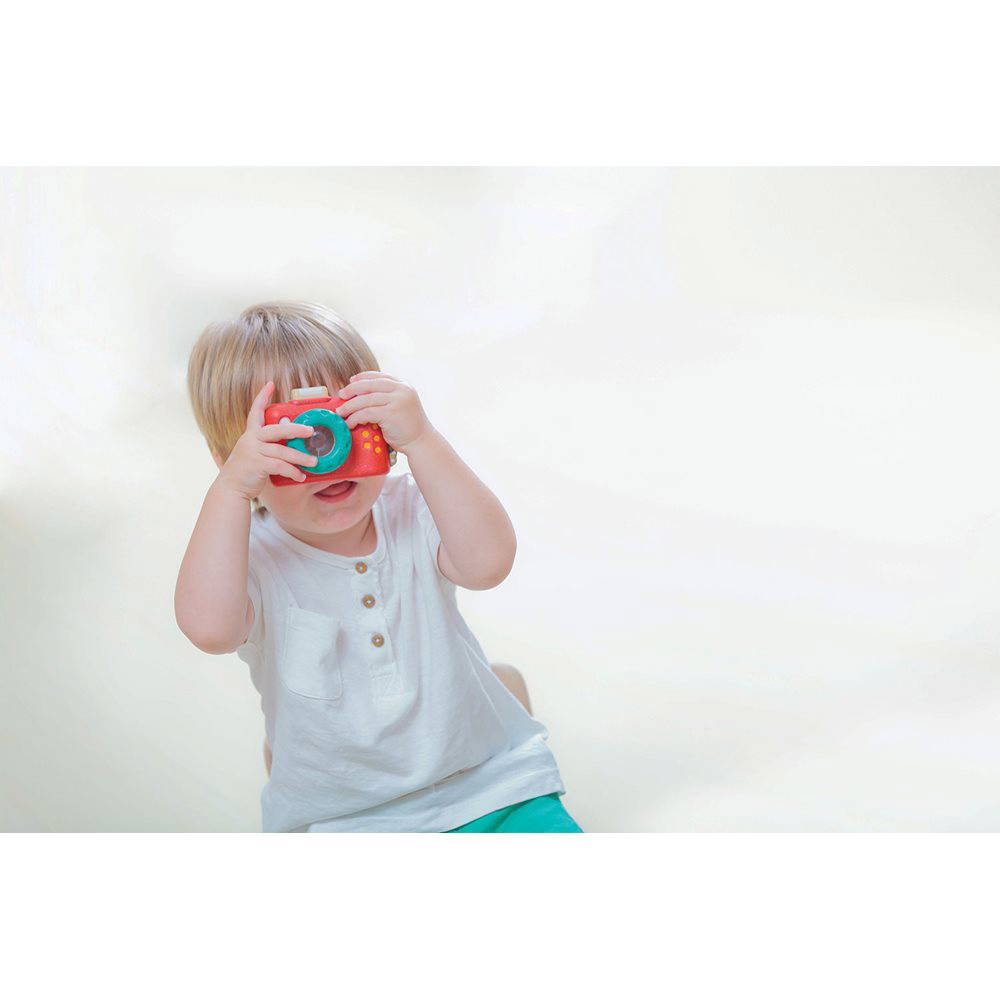 PlanToys - Wooden Toy Camera with Kaleidoscope