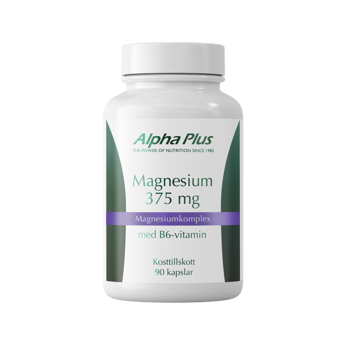 Magnesium 375 mg 90 capsules - Alpha Plus