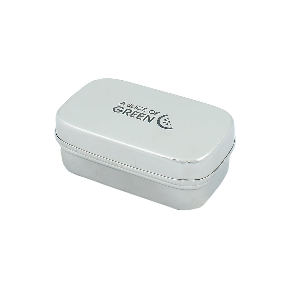 A Slice of Green - Lunchbox Stainless Steel Mini Lunchbox, 150 ml