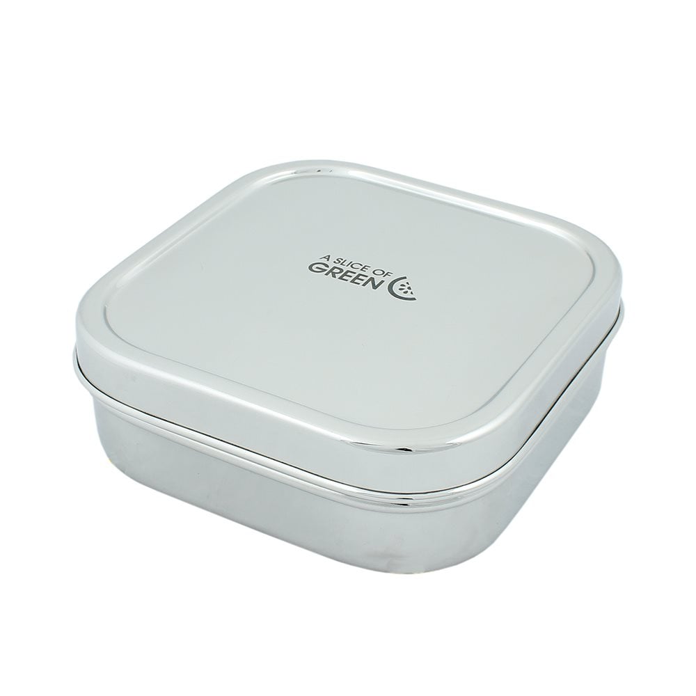 A Slice of Green - Lunchbox Stainless Steel Large Square, 750 ml