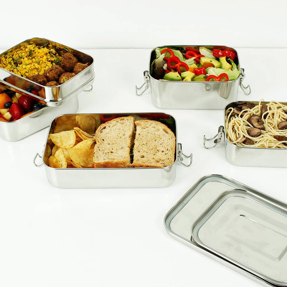 A Slice of Green - Lunchbox Stainless Steel, 1100 ml
