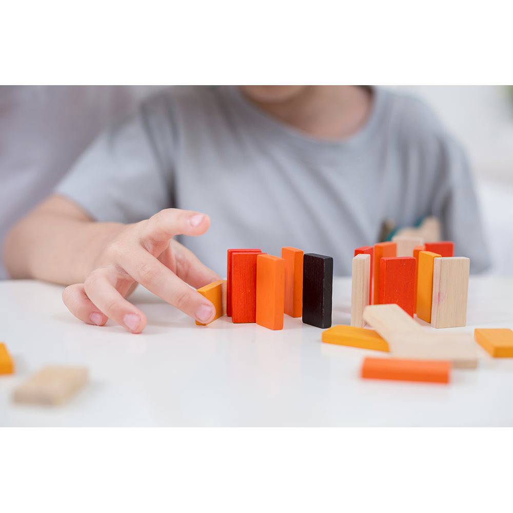 PlanToys - Mini Domino Game in Tin Box