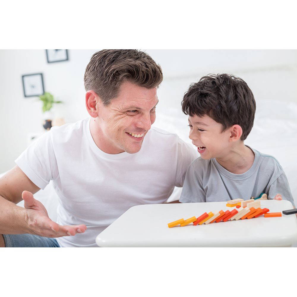 PlanToys - Mini Domino Game in Tin Box