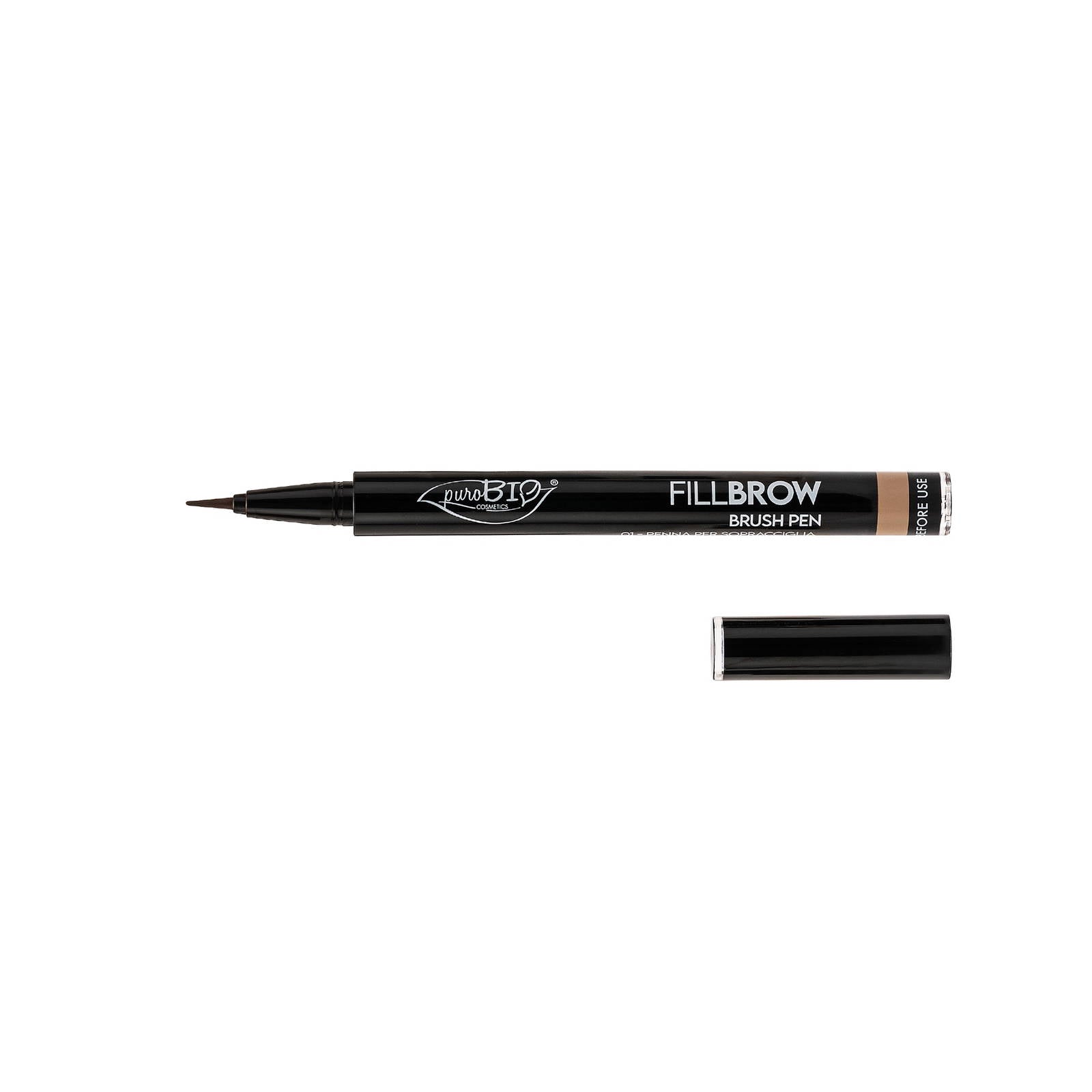 PuroBIO Cosmetics - Fillbrow Brush Pen Eyebrow Pencil 01 Natural Blonde
