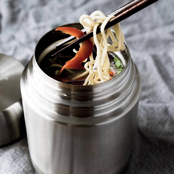 PureFoodContainer Thermo - Stainless Steel Food Thermos, 750 ml