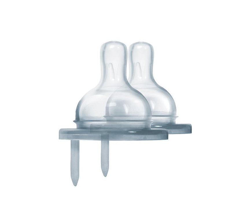 Pura - Y-cut Nipple in Medical Silicone for Porridge, 2-pack