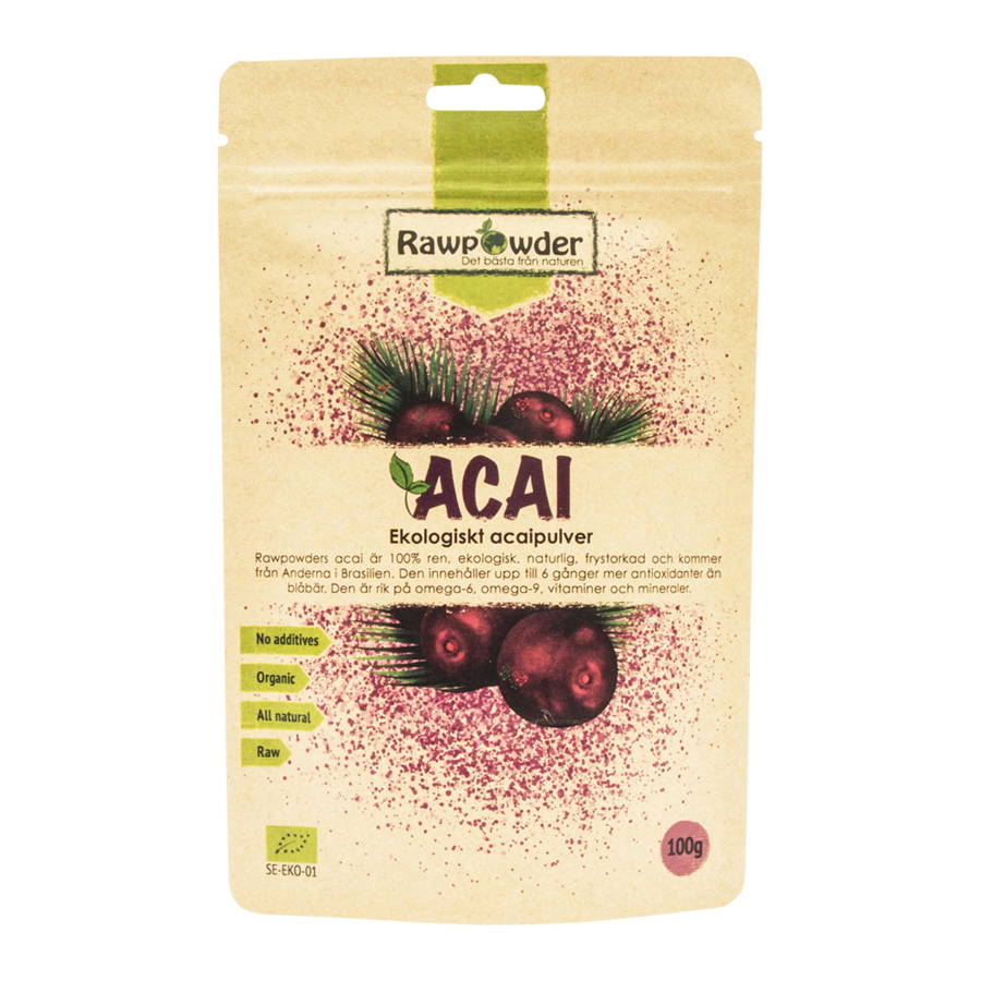 Acai Berry Powder, 100g organic