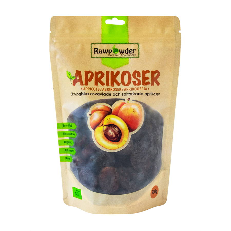 Unsulphured apricots, 300g organic