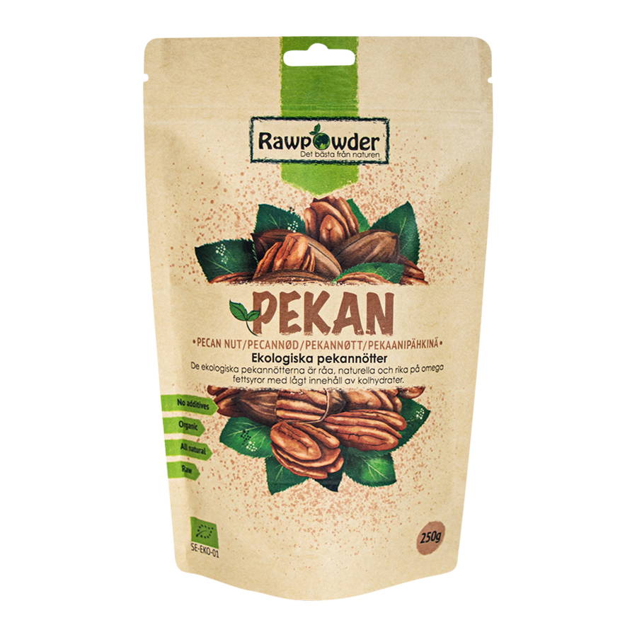 Pecan nuts, 250g organic