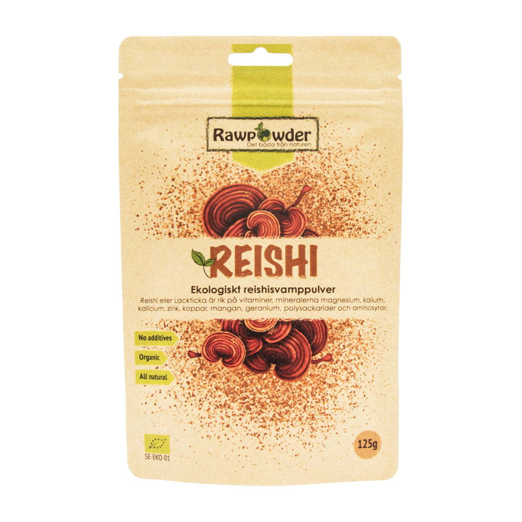 Reishi lacquer mushroom, 125g powder organic