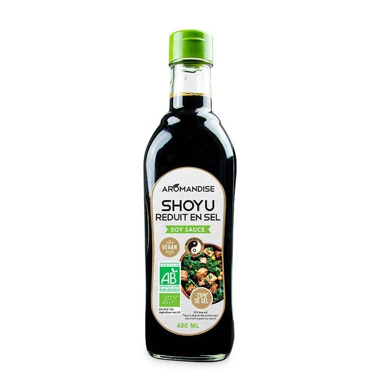 Organic Shoyu - Japanese Soy Sauce - Reduced Salt, 480 ml