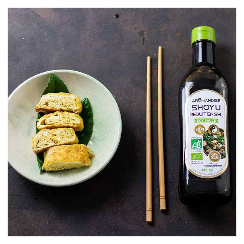 Organic Shoyu - Japanese Soy Sauce - Reduced Salt, 480 ml