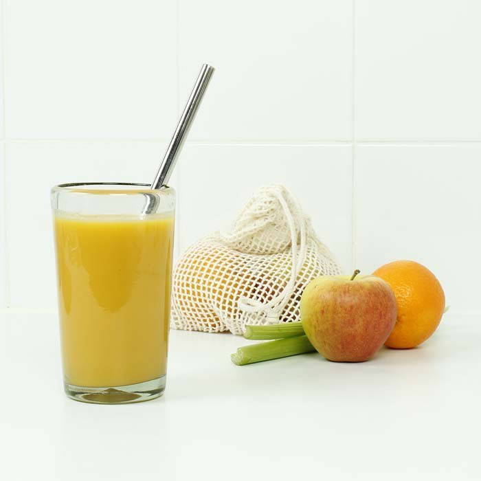 A Slice of Green - Stainless Steel Straw Smoothie, 1 pc