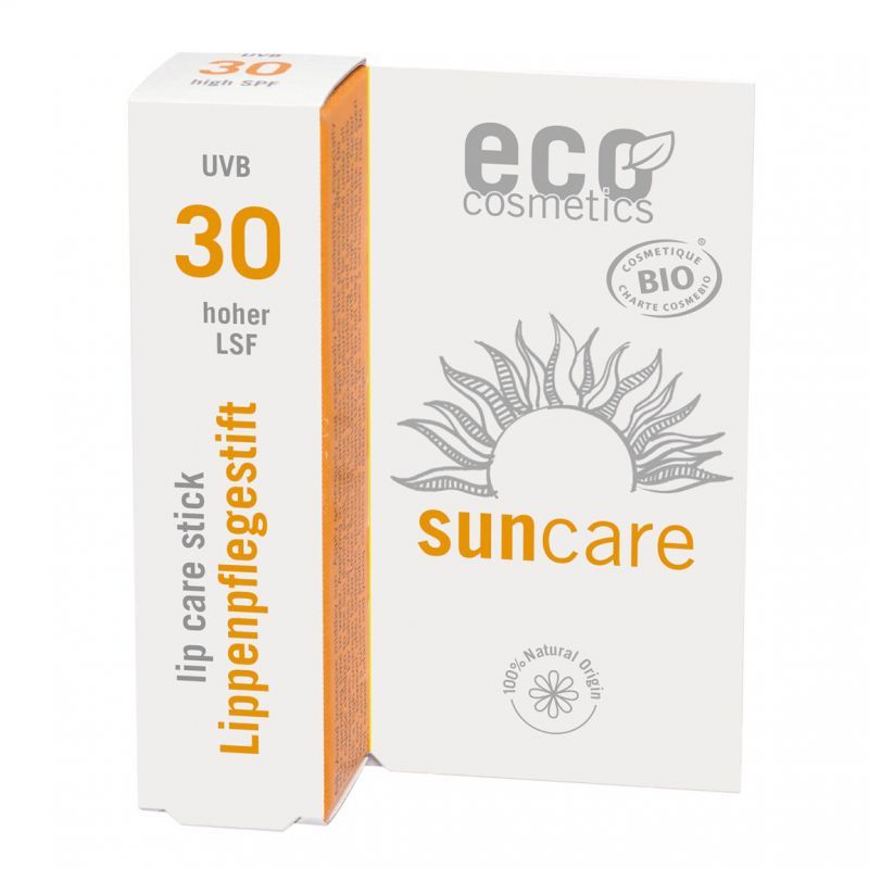Eco Cosmetics - Lip Balm SPF 30 Pomegranate & Sea Buckthorn, 4 g