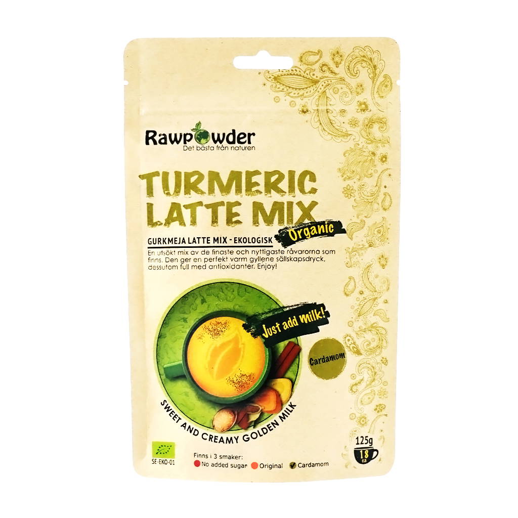 Turmeric Latte Mix Cardamom, 125g ekologisk