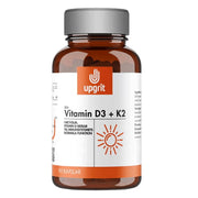 Vitamin D3 + K2, 90 kapsler